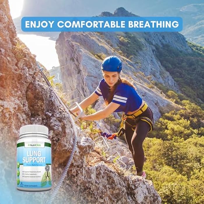 NutriONN Lung Detox and Cleanse - Great for Smokers - Extra Strength - 100% Herbal Lung Health Supplements - Mucus Removal Support - Promotes Respiratory Health - Natural Way to Keep Your Lungs Clear - Image 3