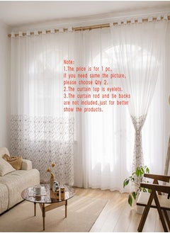 1 Piece Sheer Curtain for Room Decoration Window Curtain Net - pzsku/Z687E32A1AABF5ED4CDABZ/45/_/1684226954/31a4c84c-9638-4787-a1d4-6ea5c541ea80