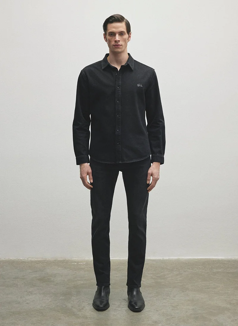 MAVI Roy Deep Smoke Lux Nights Jean Shirt