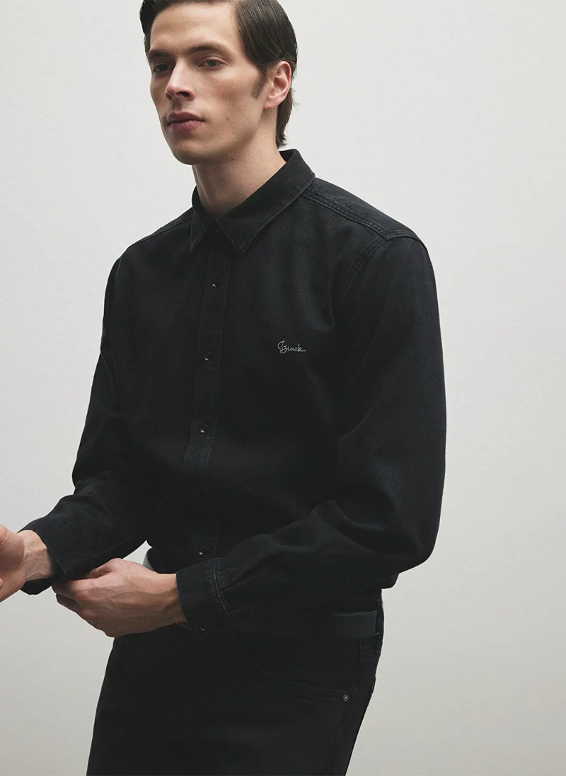 مافي قميص جينز ليالي الدخان العميق روي لوكس