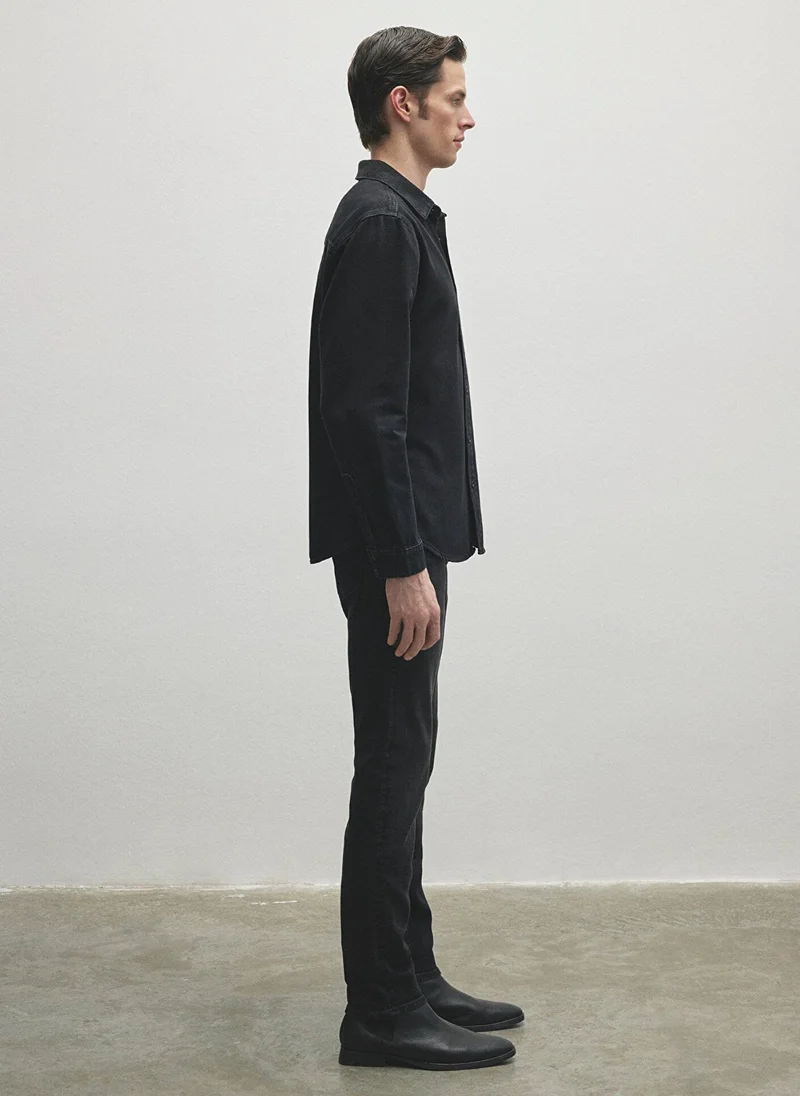 MAVI Roy Deep Smoke Lux Nights Jean Shirt