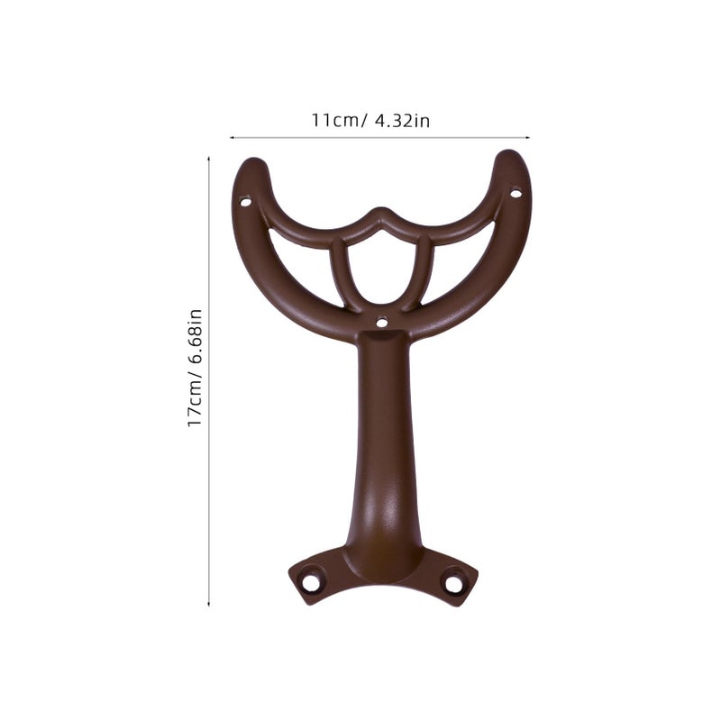 Coffee Finish Ceiling Fan Blade Arms Replacement Bracket Holder Easy Installation - Image 3