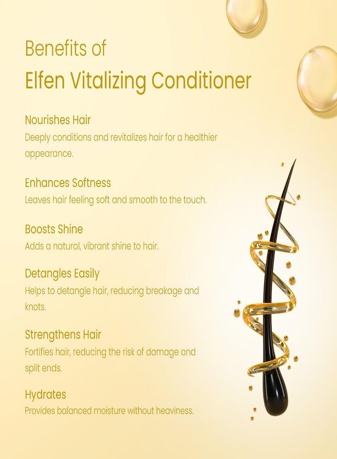 إلفن بلسم إلفن المنشط - 250 مل / 8.45 أونصة | لشعر أكثر صحة وقوة | تركيبة مغذية لمعان معزز وسهولة في التصفيف - Image 3