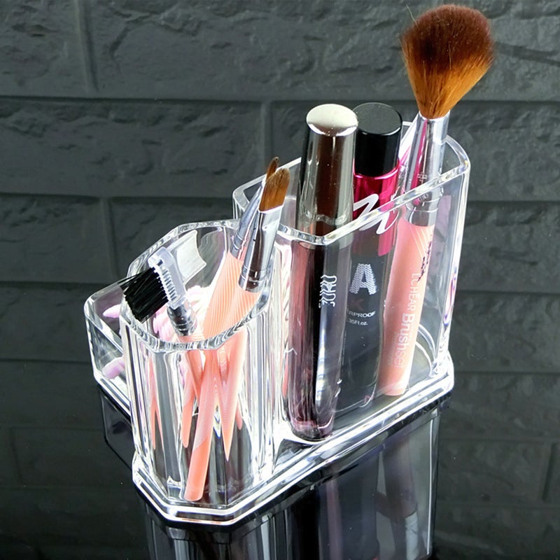 2pcs Makeup Brush Storage Box Makeup Tools Storage Box for Woman Girl - Image 3