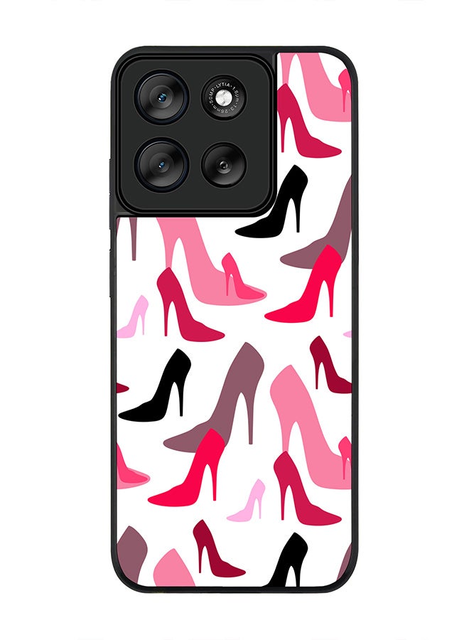 Stylizedd For Motorola Moto G56 Case,Slim fit Camera Protection, Shockproof Thin Phone cover  - Hot Heels - Image 1