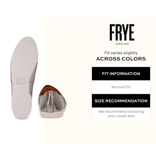 Frye Melanie Slip On Shoes for Women Crafted from Premium Leather with White Rubber Toe Bumpers and Soles, Leather Lining, and Removable Footbeds – 1 ¼” Outsole, Cognac - 8.5 M - Image 2