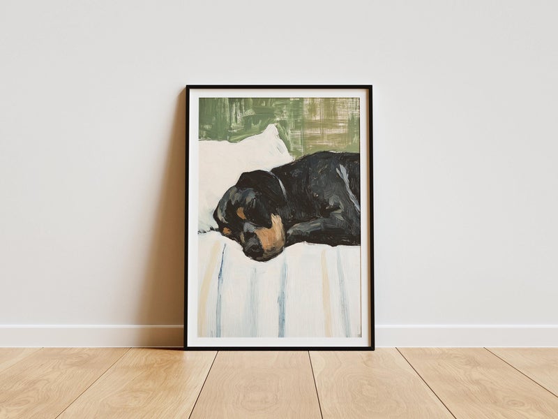 TNESSENTIAL Boxer Dog Wall Art Print: Minimalist Style – Calm Pet Poster - Image 2