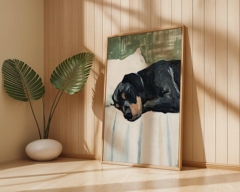 TNESSENTIAL Boxer Dog Wall Art Print: Minimalist Style – Calm Pet Poster - Image 4