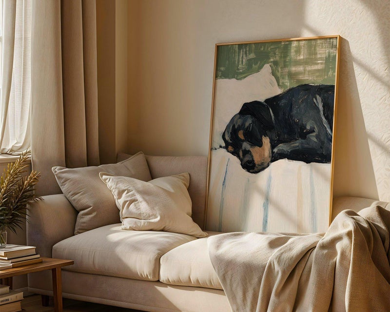 TNESSENTIAL Boxer Dog Wall Art Print: Minimalist Style – Calm Pet Poster - Image 3