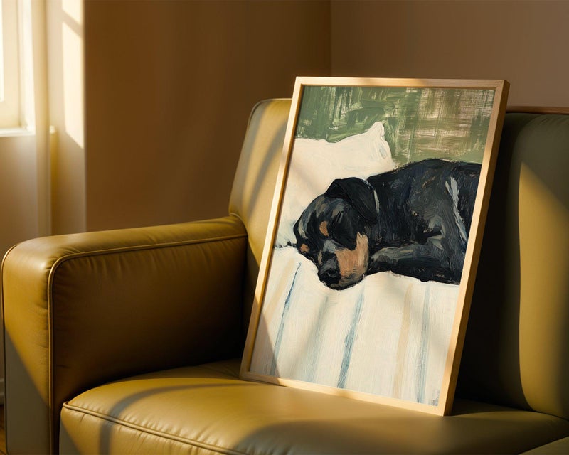 TNESSENTIAL Boxer Dog Wall Art Print: Minimalist Style – Calm Pet Poster - Image 1