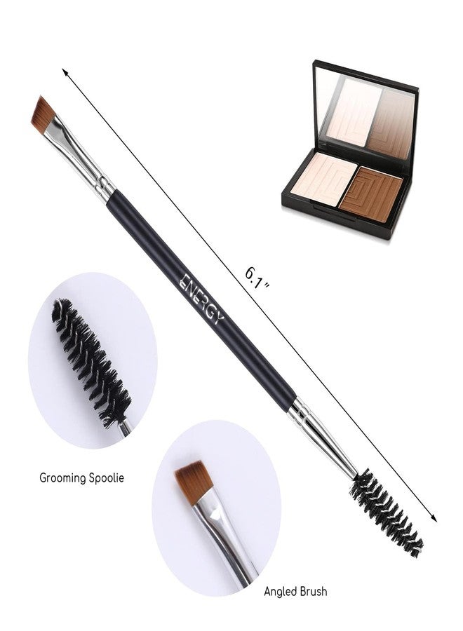 ENERGY Precision Dual-Sided Eyebrow Brush with Spoolie - Vegan Brow Tool for Shaping, Defining, Grooming, Lifting, Applying Brow Wax & Gel - Professional Angled Brush & Eyelash Comb - Image 4