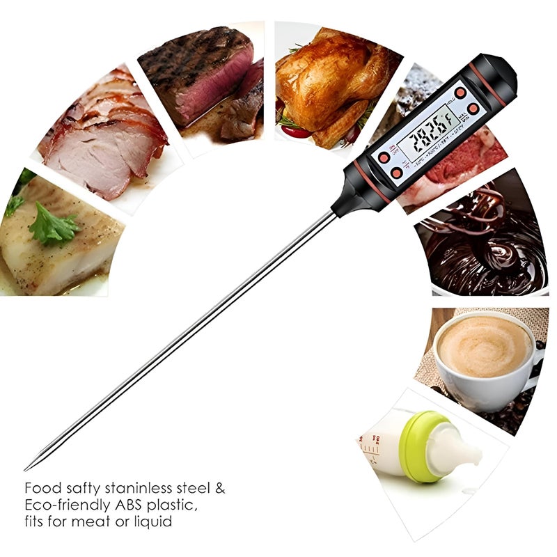 Digital Thermometer - Kitchen Food Temperature Gauge for Cooking and Baking - Image 4