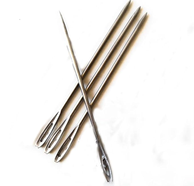 SURAKO COLLECTIONS SURAKO COLLECTIONS 55 inch Sack Stitching Needle Big Needle for Gunny Bag Stitching Suvva Needles Sack Packing Needle Book Binding Needle Stitching Needle Pack of 4  - Image 3