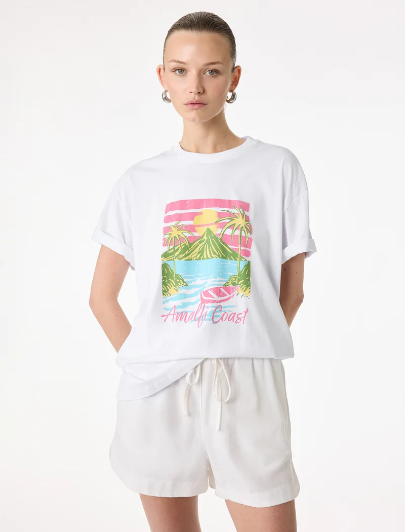 KOTON Amalfi Printed T-Shirt