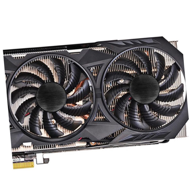 75 ملم مروحة تبريد GPU بديلة ثنائية الدبوس لبطاقة الفيديو المكتبية لحاسوب الألعاب - Image 4