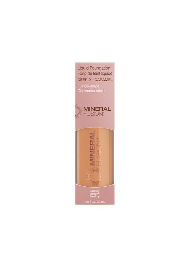 Mineral Fusion Liquid Foundation, Deep 2, 1 Fl Ounce  - Image 1