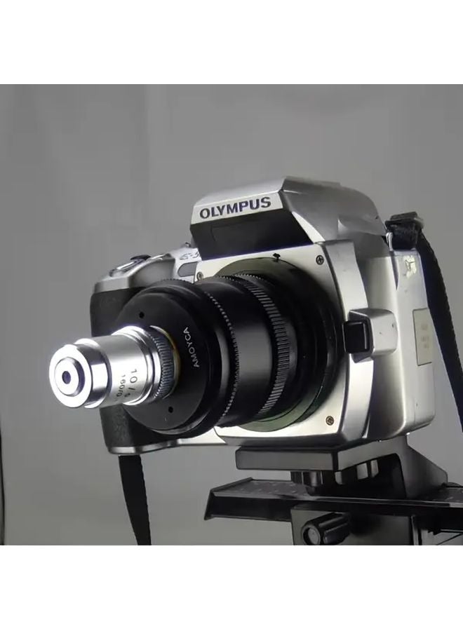 محول من RMS إلى 82مم 4X 10X 40X 100X عدسة مجهرية لكاميرات DSLR للتصوير الماكرو - Image 2