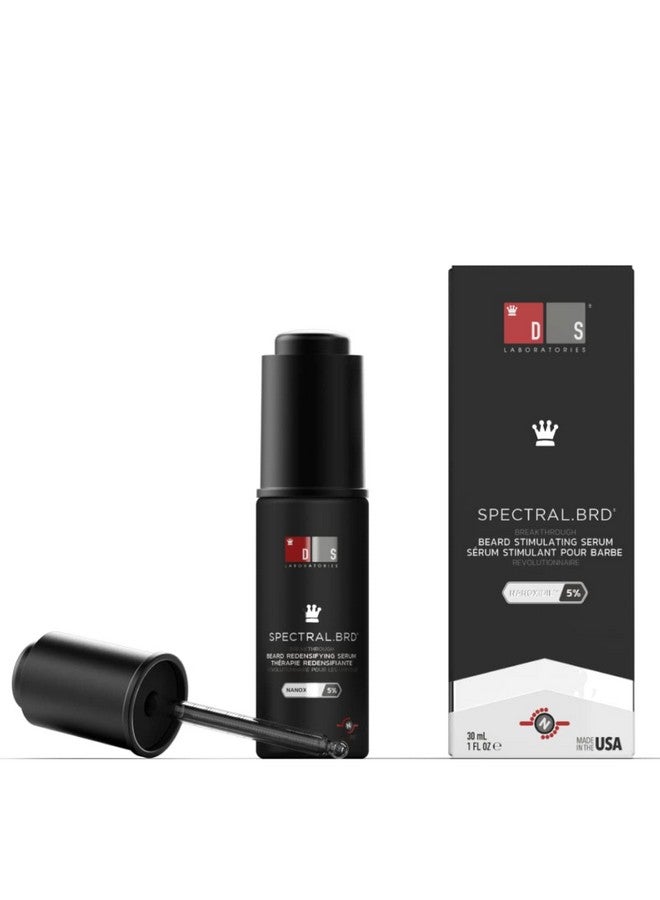 DS Laboratories Spectral.BRD Beard Oil for Men, Unscented, with Niacinamide, Biotin, Castor Oil, Hyaluronic Acid & Rosemary for Hair Growth and Regrowth Treatment - Image 1