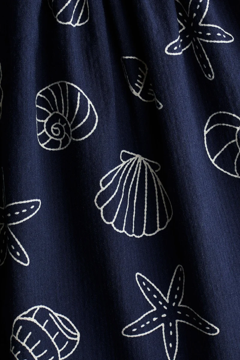 H&M Patterned seersucker dress