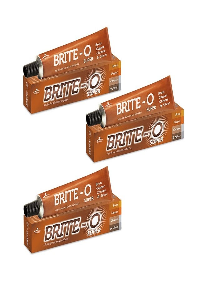 بيديلايت مزيل الصدأ والبقع الفائق Pidilite Brite-O [25 غرام]، حماية لامعة للأسطح المعدنية، عبوة من 3 قطع - Image 1