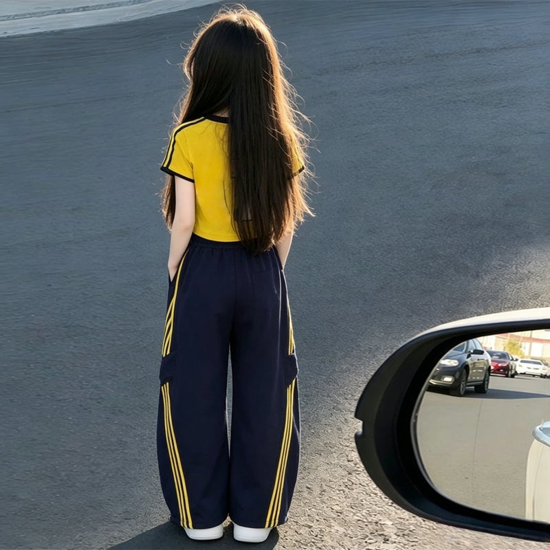 شيكبوينت طقم بنطلون مكون من قطعتين للبنات من عمر 3 إلى 13 سنة - Image 2