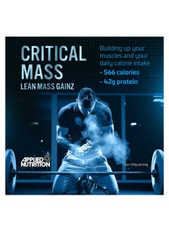 Applied Nutrition Applied Nutrition Critical Mass Professional - Weight Gain Protein Powder, High Calorie Weight Gainer, Lean Mass (6kg - 40 Servings) (Vanilla)  - Image 3