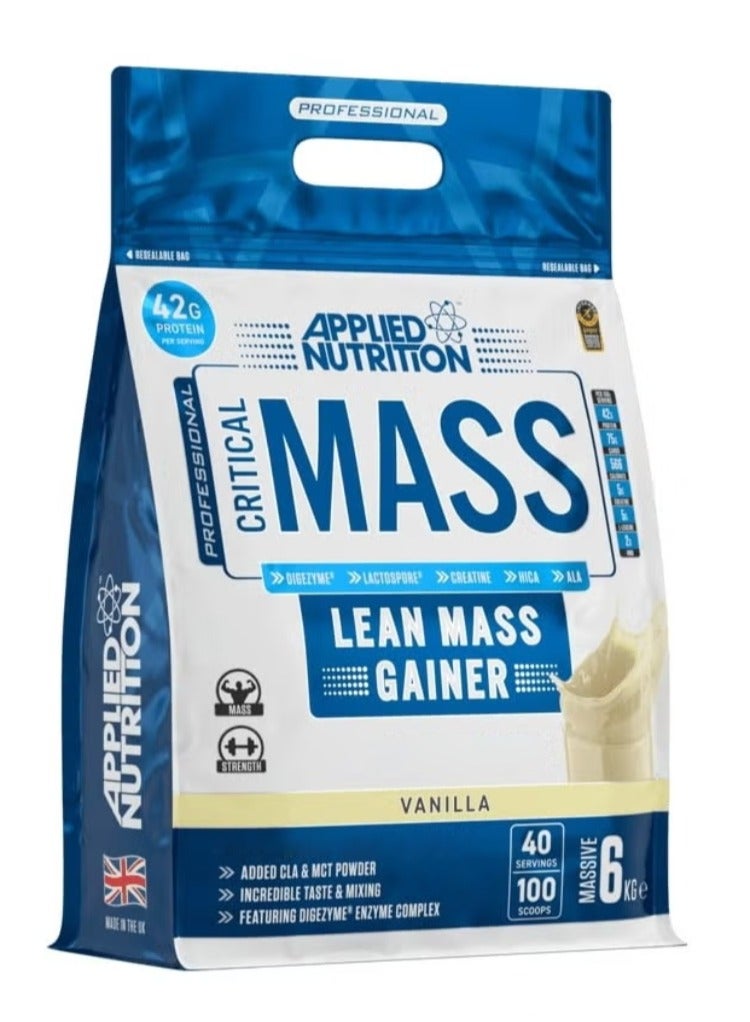 أبلايد نيوتريشن ابلايد نيوترشن كريتيكال ماس لين ماس جينر, فانيلا, 6 كجم - Image 1