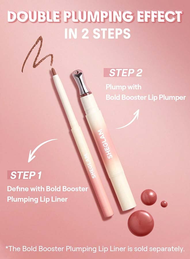 SHEGLAM Bold Booster Lip Plumper- Latte Luxe - Image 2