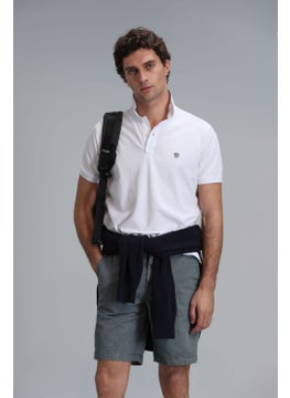 Lufian Men's Laon Smart Polo T-Shirt 111040164 White  - Image 1