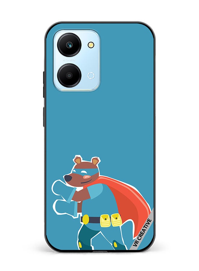 VR CREATIVE Protective Case Cover For Honor Play7T Super Bear Design Multicolour - Image 1