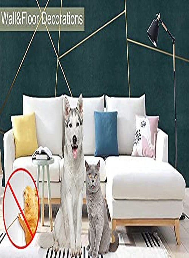 PUHBRHY 50m Home Tile Sticker Waterproof Gap Sealing Tape Strip Adhesive Tile Decoration Floor Tape for Floor and Wall(1cm x 50m, Gold) - Image 3