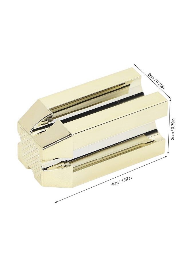 Sharpening Tool Duckbill Sharpener for Eyebrow Pencil, 4-in-1 Multifunctional Eyebrow Cosmetic Pencil, Permanent Makeup Tool for Beginners & Professional (Gold)