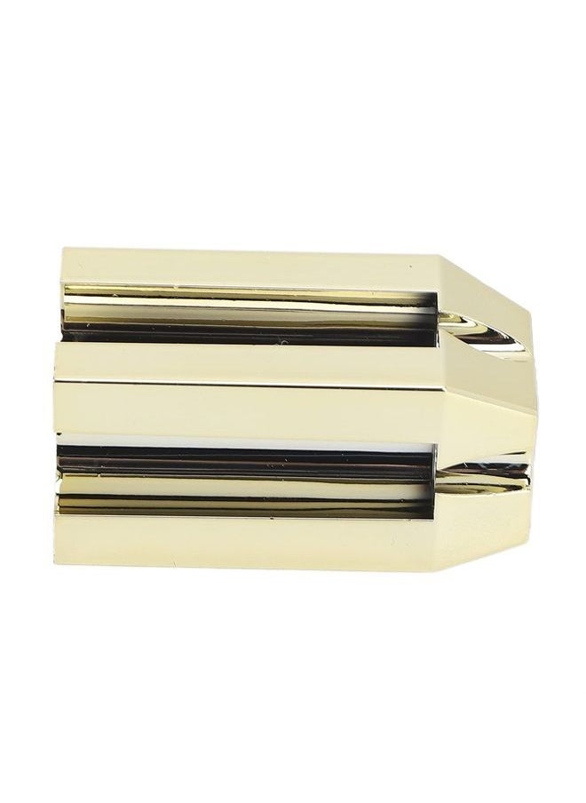 Sharpening Tool Duckbill Sharpener for Eyebrow Pencil, 4-in-1 Multifunctional Eyebrow Cosmetic Pencil, Permanent Makeup Tool for Beginners & Professional (Gold)