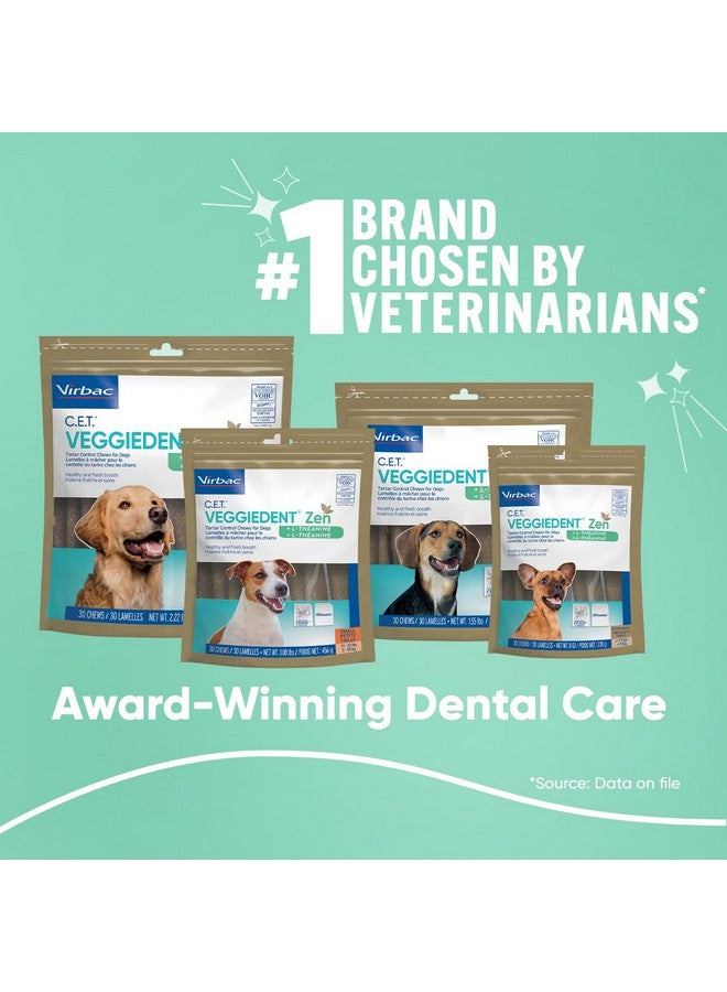 Virbac VEGGIEDENT Fresh Oral Hygiene Chews for Dogs - Small - Image 2