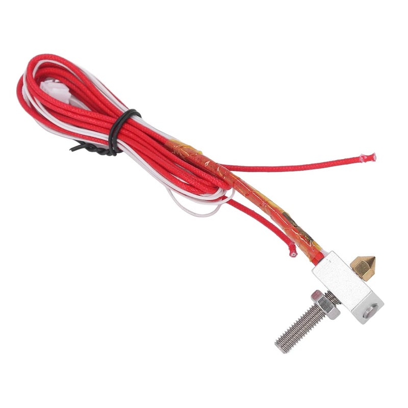 Bewinner MK8 Hot End Extruder with 0.4mm Nozzle, 260℃ High Temp 3D Printer Hotend Head, Premium Aluminium Alloy Compatible with 1.75mm PLA ABS Filament for Anet A8 I3 - Image 1