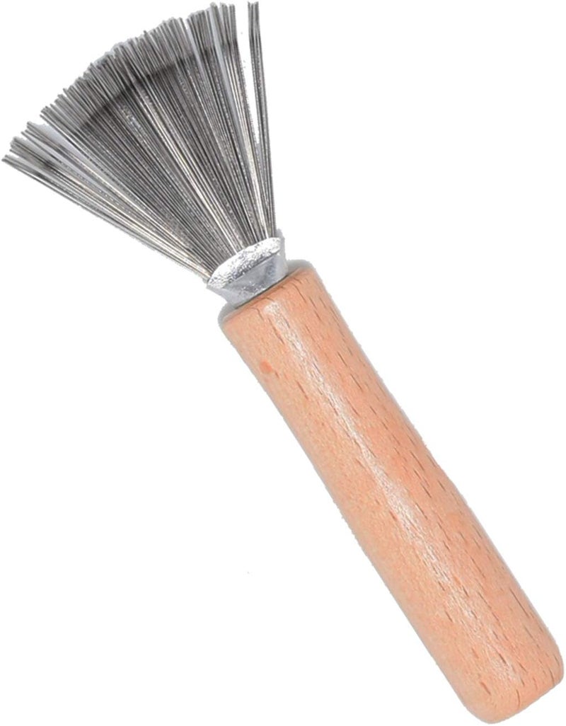 catin Hair Brush and Comb Cleaner with Metal Wire Rake for Hair Dust Lint Removal - Image 1