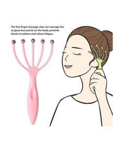 Scalp Head Massager, Rotatable Stainless Steel Roller