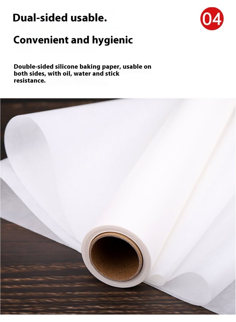 1 Roll Non-Stick Parchment Baking Paper White 20 Meter - Image 5