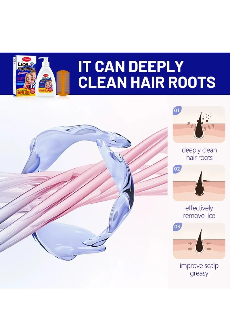 Disaar 2 piececs of Lice Repellent Shampoo 300ml - Image 3