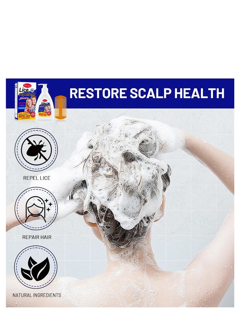 Disaar 2 piececs of Lice Repellent Shampoo 300ml - Image 4