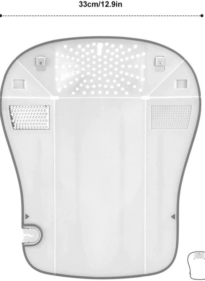 DMG TECH DMG Foldable Cutting Board, 6-in-1 Muitifunctional Cutting Board,Camping & Camper Cutting Board, Space Saving Choping Board for Camping/Picnic/Kitchen (White)  - Image 5