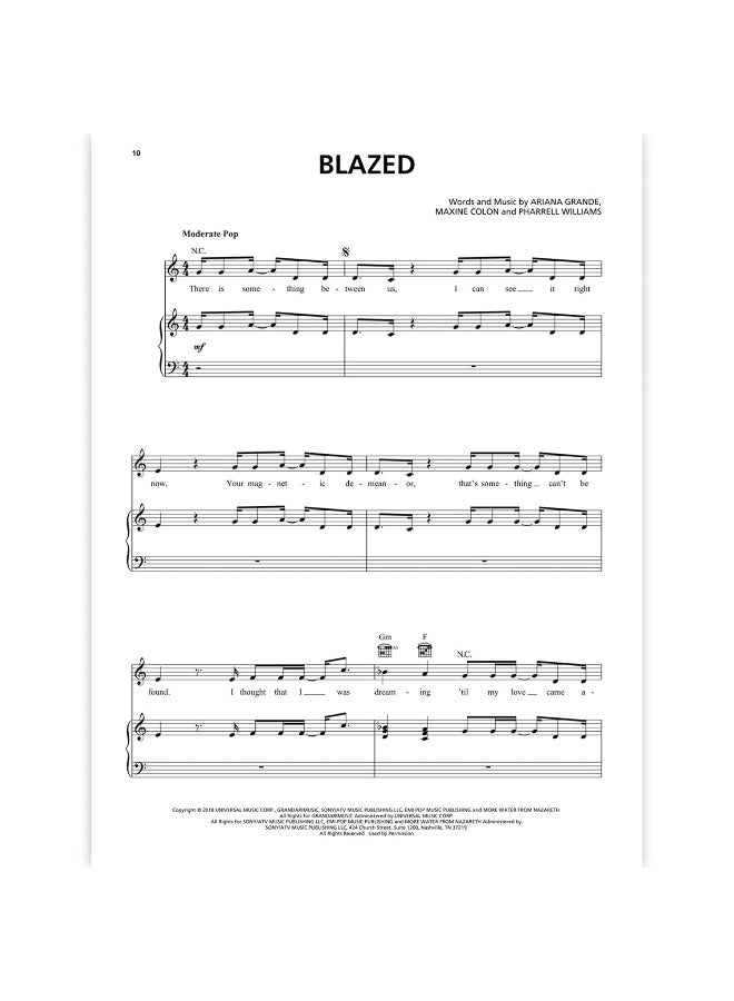 Hal Leonard Publishing Corporation Ariana Grande: Sweetener - Image 5