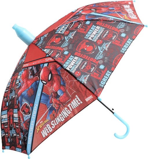 Toyfest Spiderman Web Slinging Time PVC Protective Covered Children's Umbrella - 3 - 12 Years Diameter: 85 cm  - Image 3