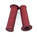 surpassme Non Slip Rubber Bar End Thruster Grip Pair2PCS 78 22mm Motorcycle Comfort Hand Handlebar Grip Thruster Grip for Harley Honda Triumph Yamaha Kawasaki CG125 CB400 Red - Image 2