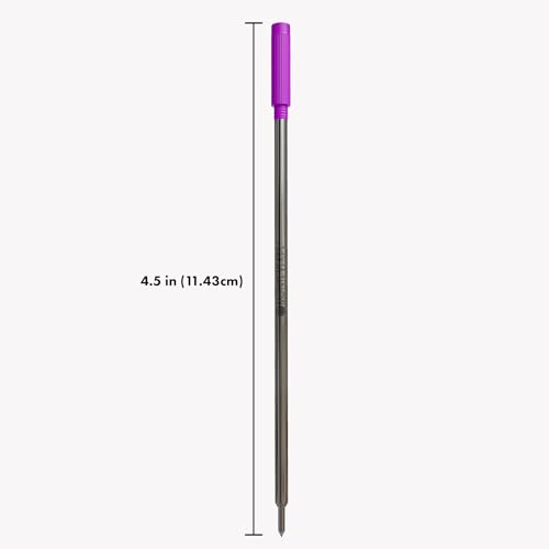 Monteverde Ballpoint Refill to Fit Cross Ballpoint Pens, Medium Point, Soft Roll, Purple, 2 per Pack (C132PL) - Image 2