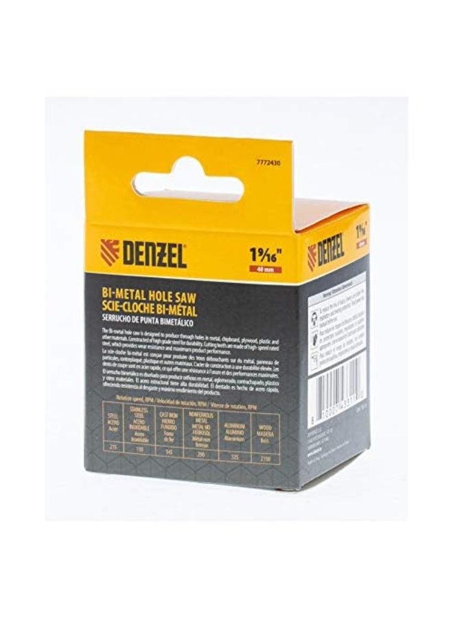 دينزل منشار ثقب ثنائي المعدن من دينزل (1-9/16 بوصة) - Image 1