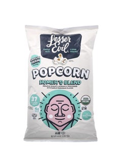 Lesserevil LesserEvil, Popcorn, Homer's Blend, Garlic Parm, 4.6 oz (130 g)  - Image 1