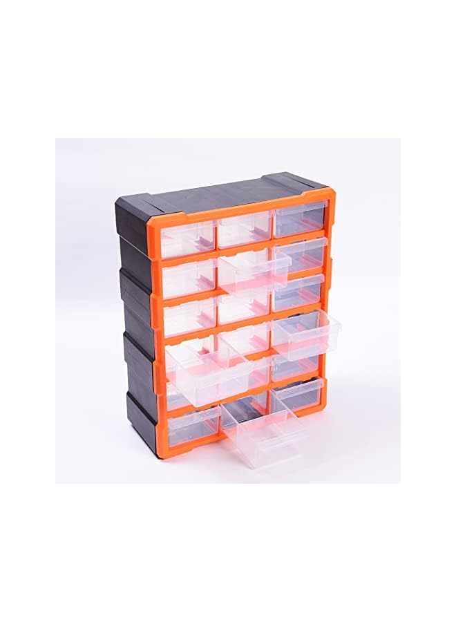 PROMASS Parts Storage Drawers – Compartment Organizer – Craft Cabinet Desktop or Wall Mount Container for Hardware, Parts, Crafts, Beads, or Tools (Big 47.5 * 18 * 36)  - Image 3