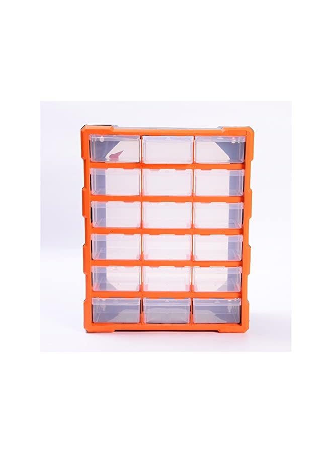 PROMASS Parts Storage Drawers – Compartment Organizer – Craft Cabinet Desktop or Wall Mount Container for Hardware, Parts, Crafts, Beads, or Tools (Big 47.5 * 18 * 36)  - Image 4