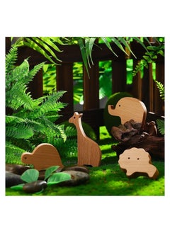 GMORO Wooden Animal Cabinet Knobs, Wardrobe Door Knobs Decorative Wood Dresser Knobs with Screws Cute Animal Cupboard Handles Knobs for Furniture Cabinets Drawers Wardrobes  - Image 5